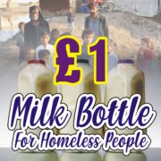 Milk Bottle for Homeless